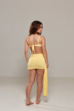 Saia curta Salina Amarelo Manteiga