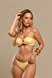 Top Mallorca amarelo manteiga