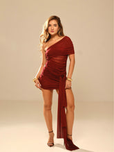 Saia Curta Santorini Vinho