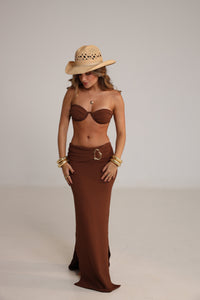 Saia Longa Copacabana Marrom