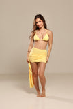 Saia curta Salina Amarelo Manteiga