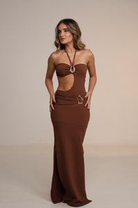 Saia Longa Copacabana Marrom