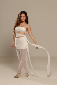 Vestido Longo Brisa Off White