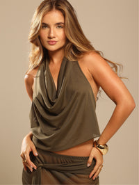 Blusa Capri Frente Única Verde